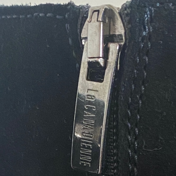 Black La Canadienne fleece lined Boots - Picture 3 of 9